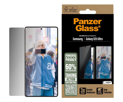 Szkło i folia ochronna PanzerGlass Ultra-Wide Fit do Samsung Galaxy S25 Ultra privacy
